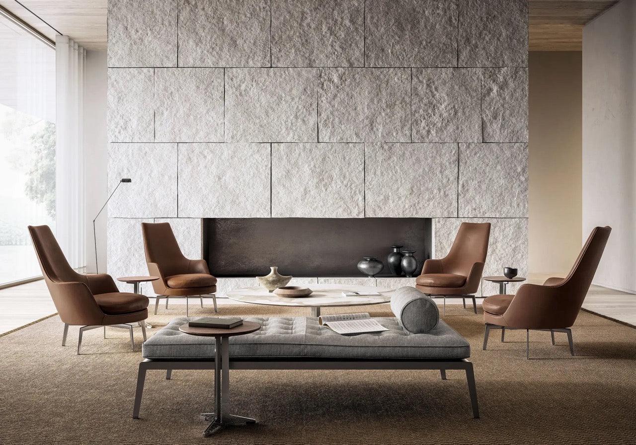 guscio alto armchair